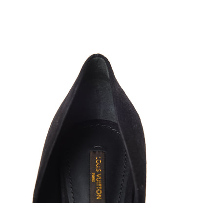 Louis Vuitton Suede Eyeline Pumps 39 Black 12 of 15