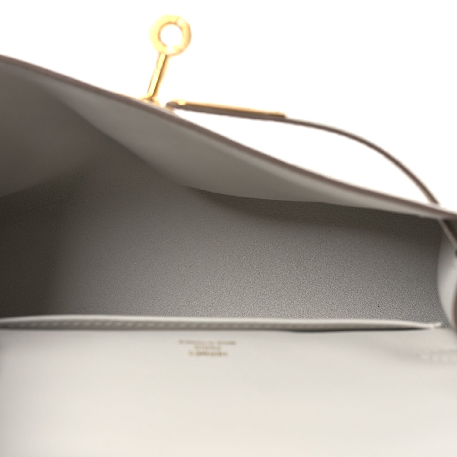 Hermes Swift Kelly Pochette Clutch Parchemin Craie 5 of 12
