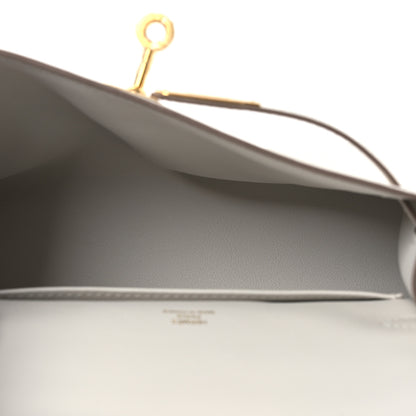 Hermes Swift Kelly Pochette Clutch Parchemin Craie 5 of 12