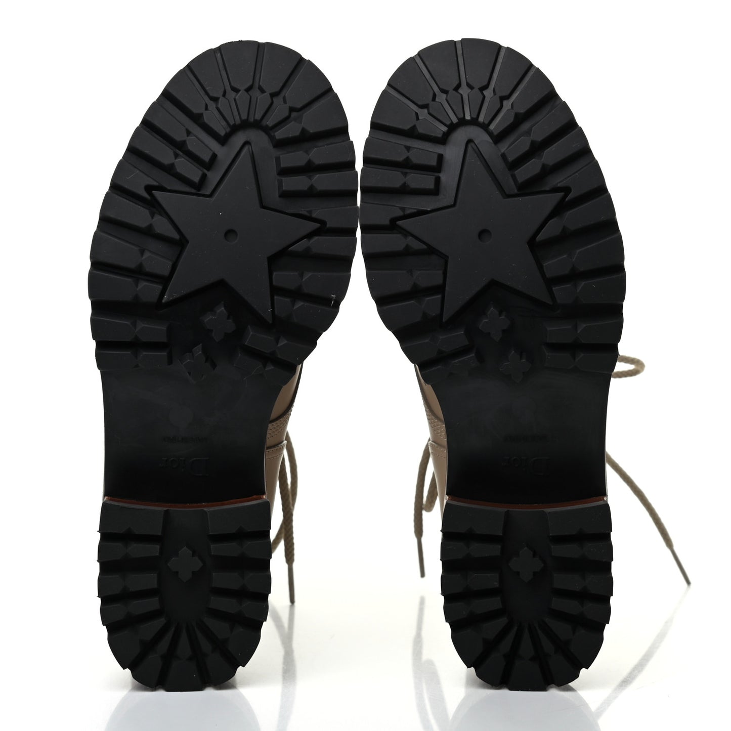 Calfskin Dior Quest 35mm Hiking Boots 37.5 Corde