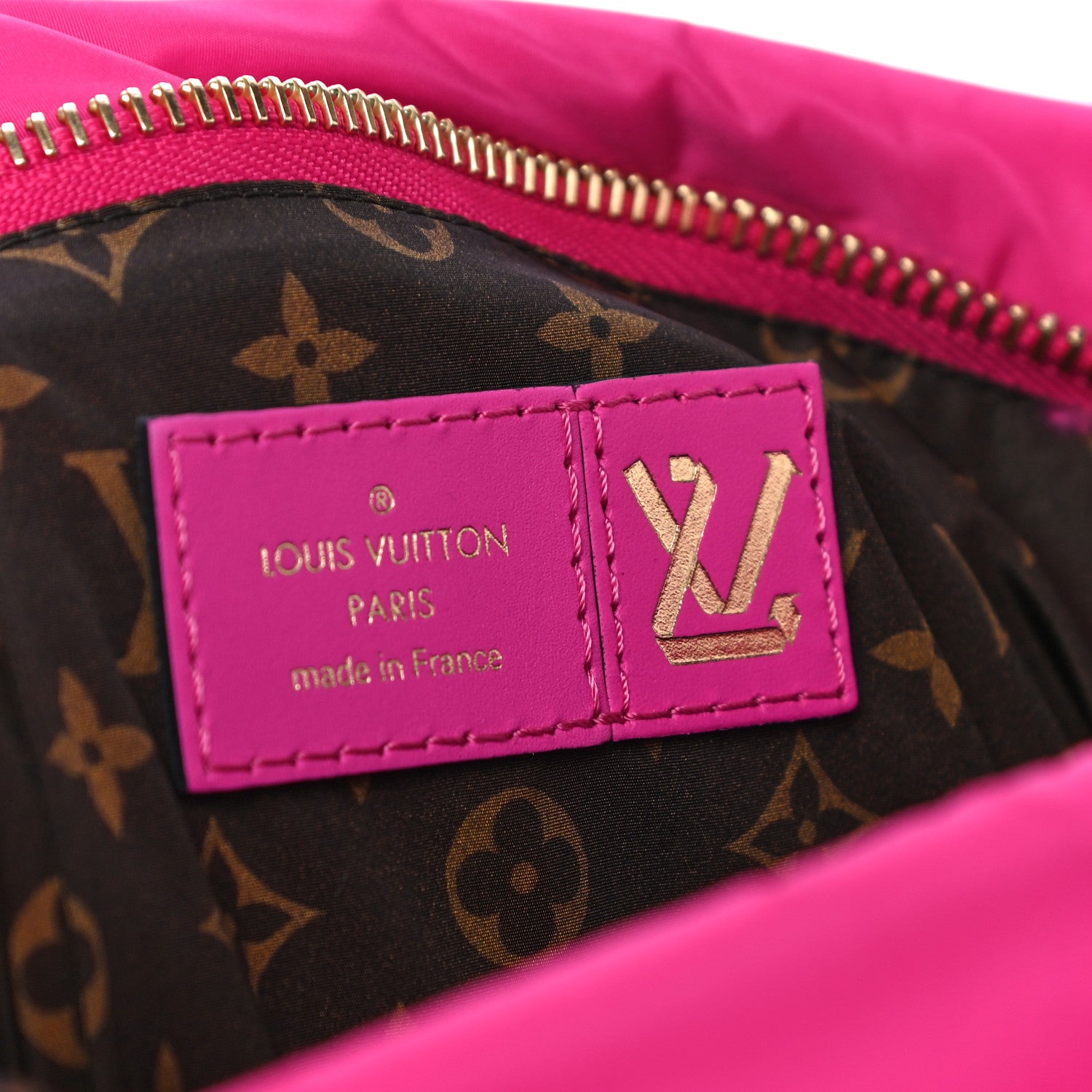 Louis Vuitton Econyl Monogram Pillow Maxi Multi Pochette Accessories Black Fuchsia 7 of 17