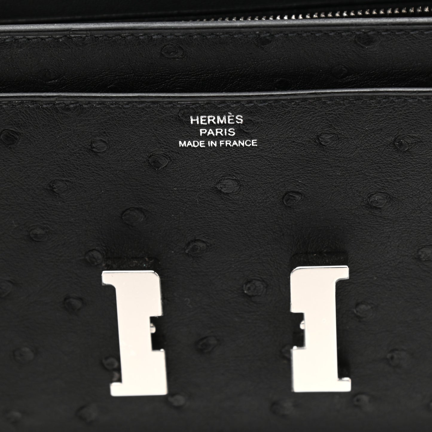 Ostrich Constance Long Wallet To Go Black