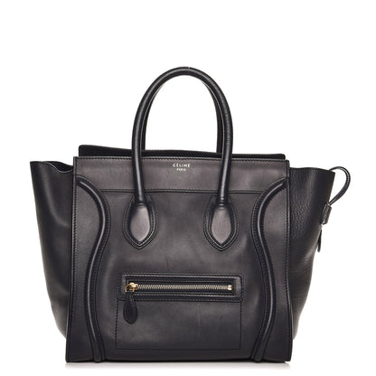 Celine Smooth Calfskin Mini Luggage Navy Blue 1 of 16