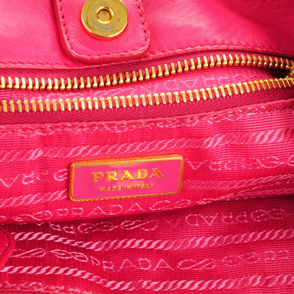 Prada Nappa Rose Satchel Peonia 6 of 7