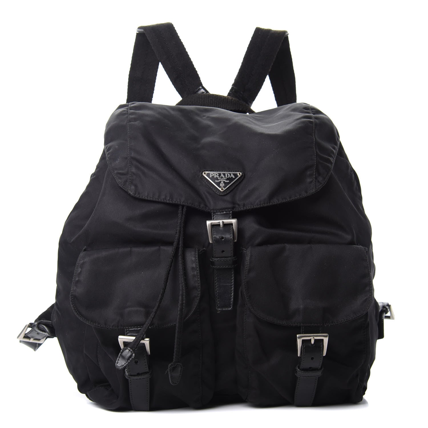 Prada Nylon Vela Small Backpack Black 1 of 16