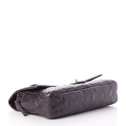 Chanel Iridescent Caviar Quilted Large Chic Flap Violet 4 of 8