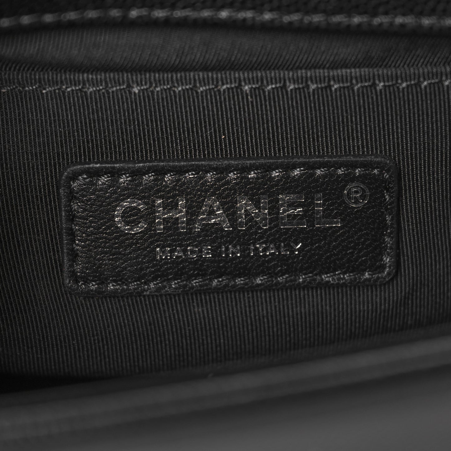 Caviar Quilted Small Boy Flap Black