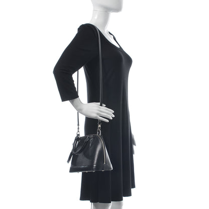 Louis Vuitton Epi Alma BB Black 2 of 7