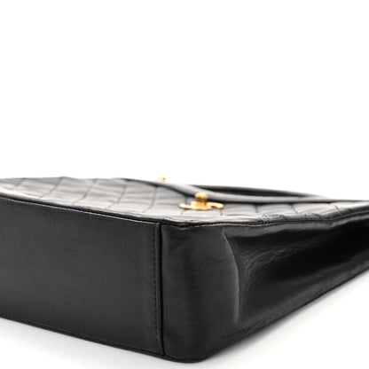 Chanel Lambskin Quilted 31 Shopping Bag Black 10 of 10