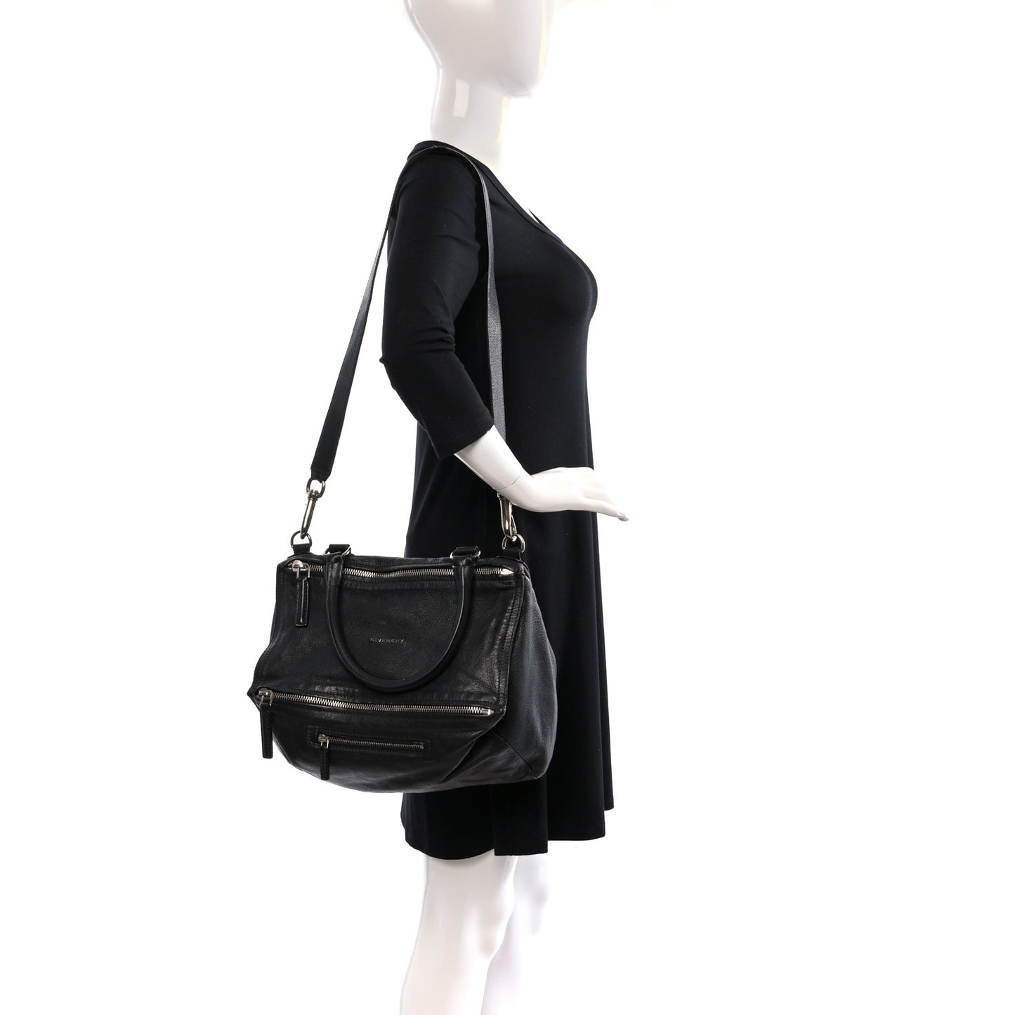 Sugar Goatskin Medium Pandora Black