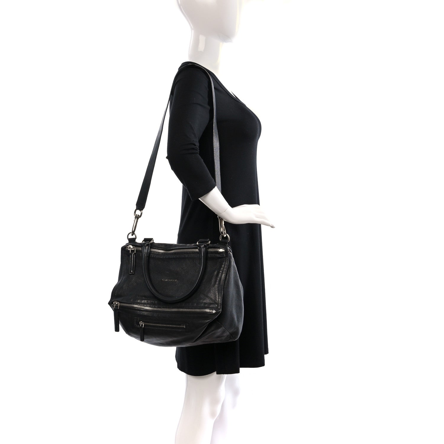 Givenchy Sugar Goatskin Medium Pandora Black 2 of 14