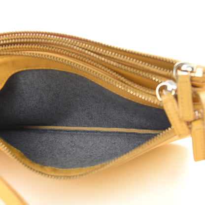 Celine Lambskin Small Trio Crossbody Bag Fluo Yellow 7 of 17