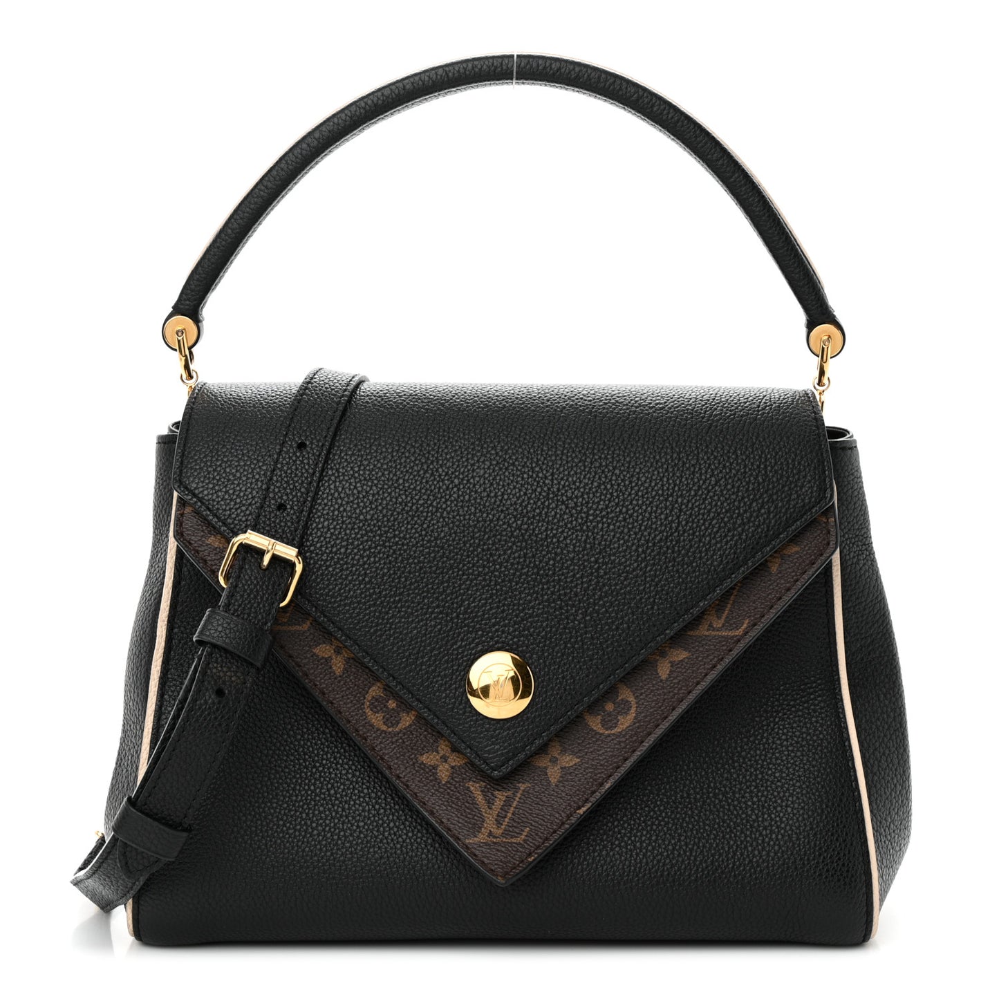Monogram Double V Black
