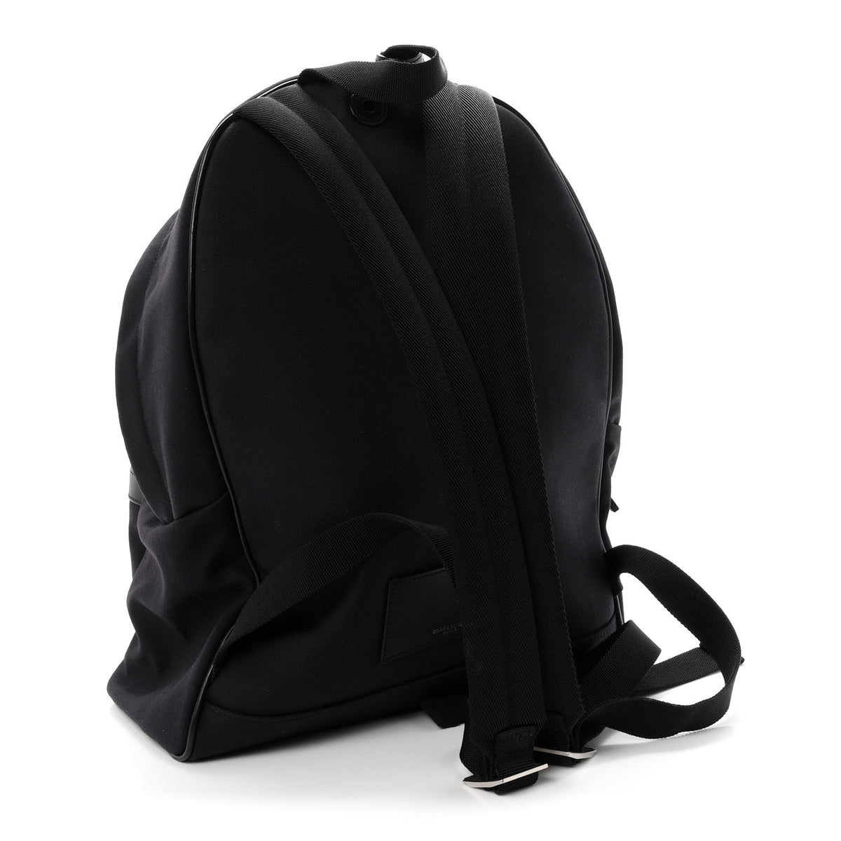 Saint Laurent Canvas Logo City Backpack Black 2 of 9