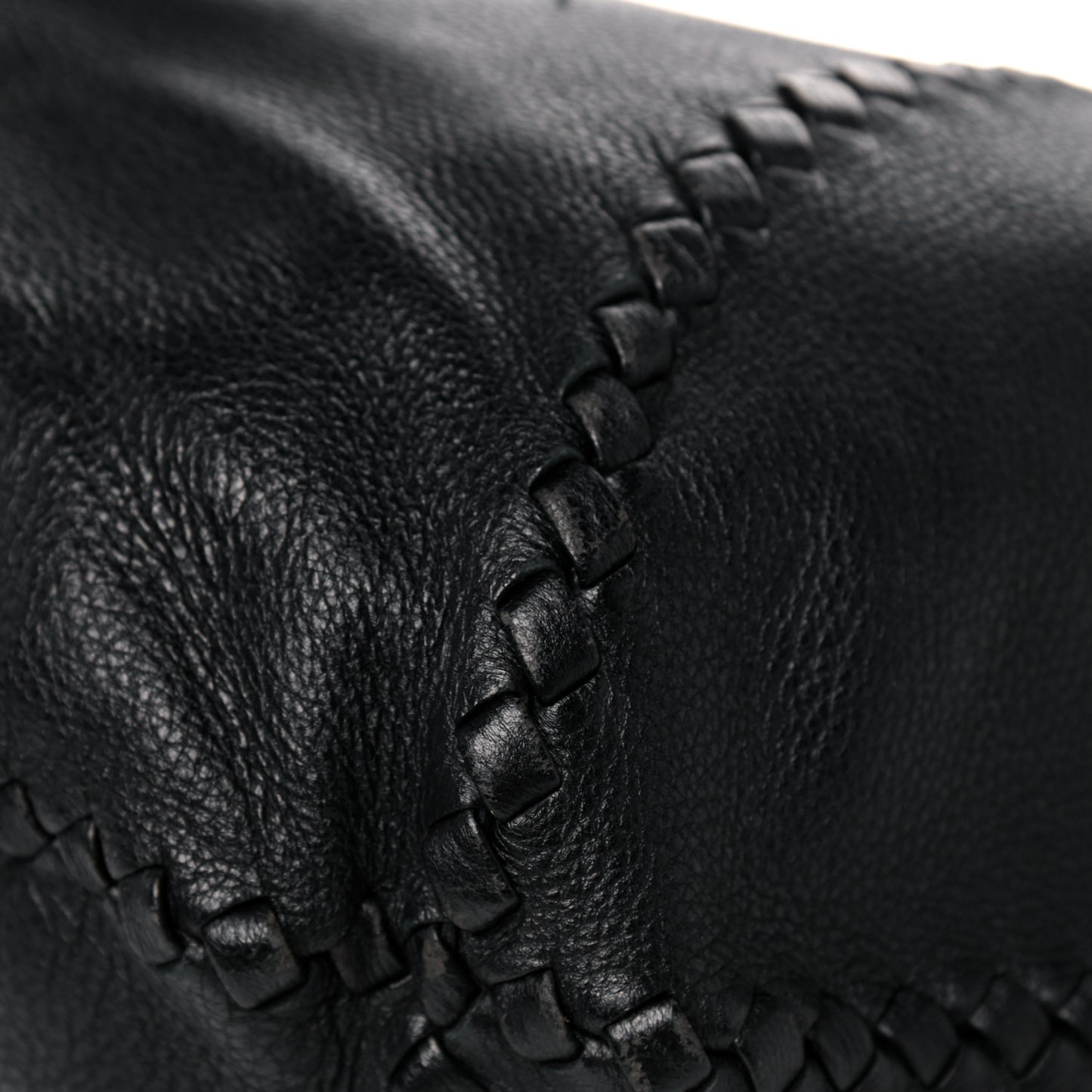Cervo Deerskin Large Hobo Black