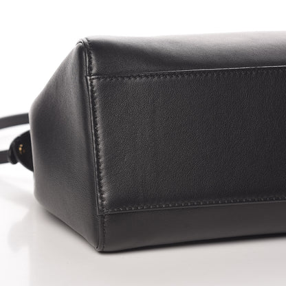 Fendi Nappa Mini Peekaboo Iconic Satchel Black 5 of 9