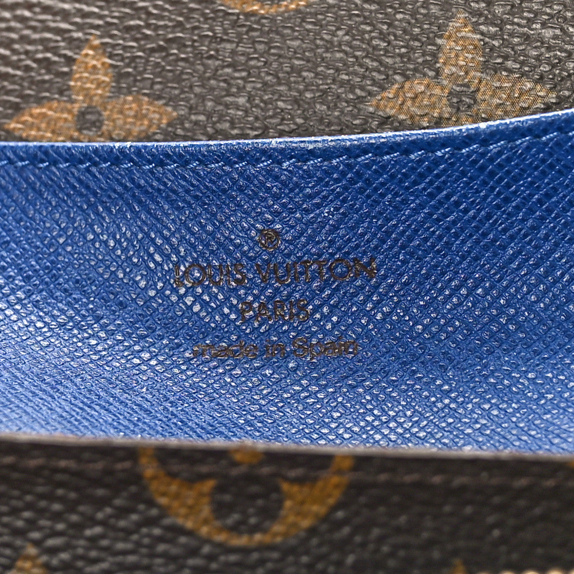 Louis Vuitton Monogram Emilie Wallet Blue 6 of 9