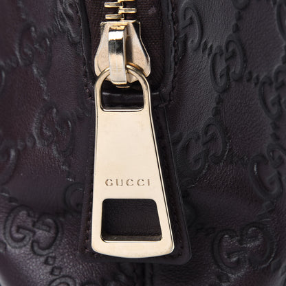 Gucci Guccissima Medium Bree Shoulder Bag Chocolate 22 of 28