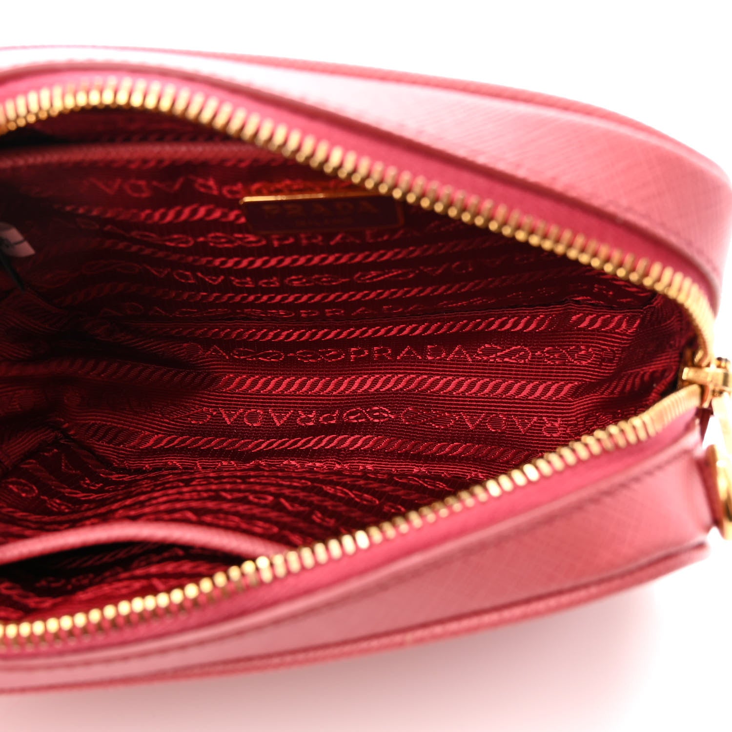 Prada Saffiano Mini Camera Crossbody Peonia 4 of 9