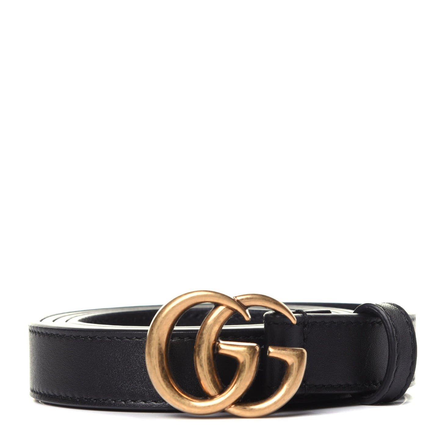 Calfskin Double G 20mm Belt 100 40 Black