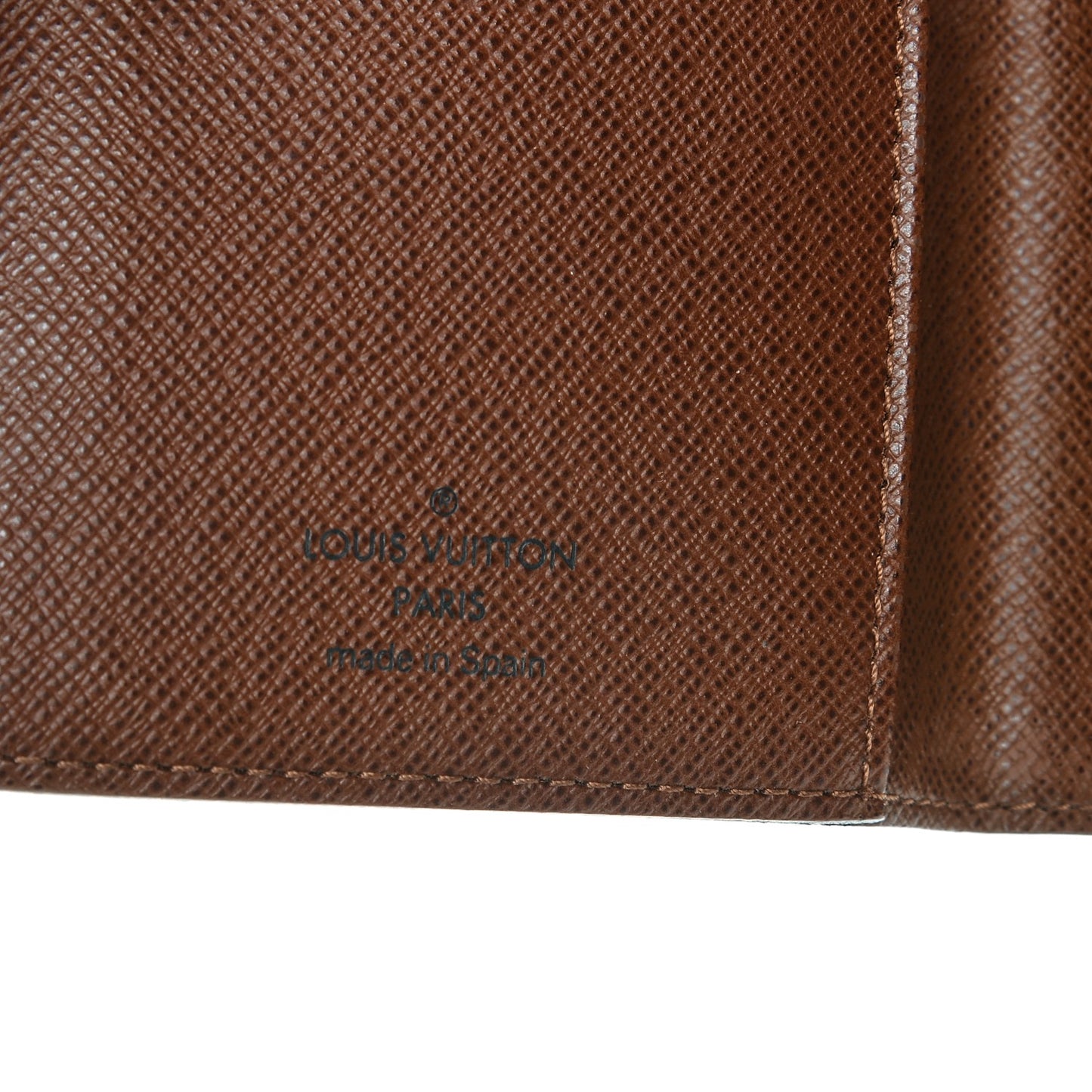 Monogram Pocket Agenda Cover