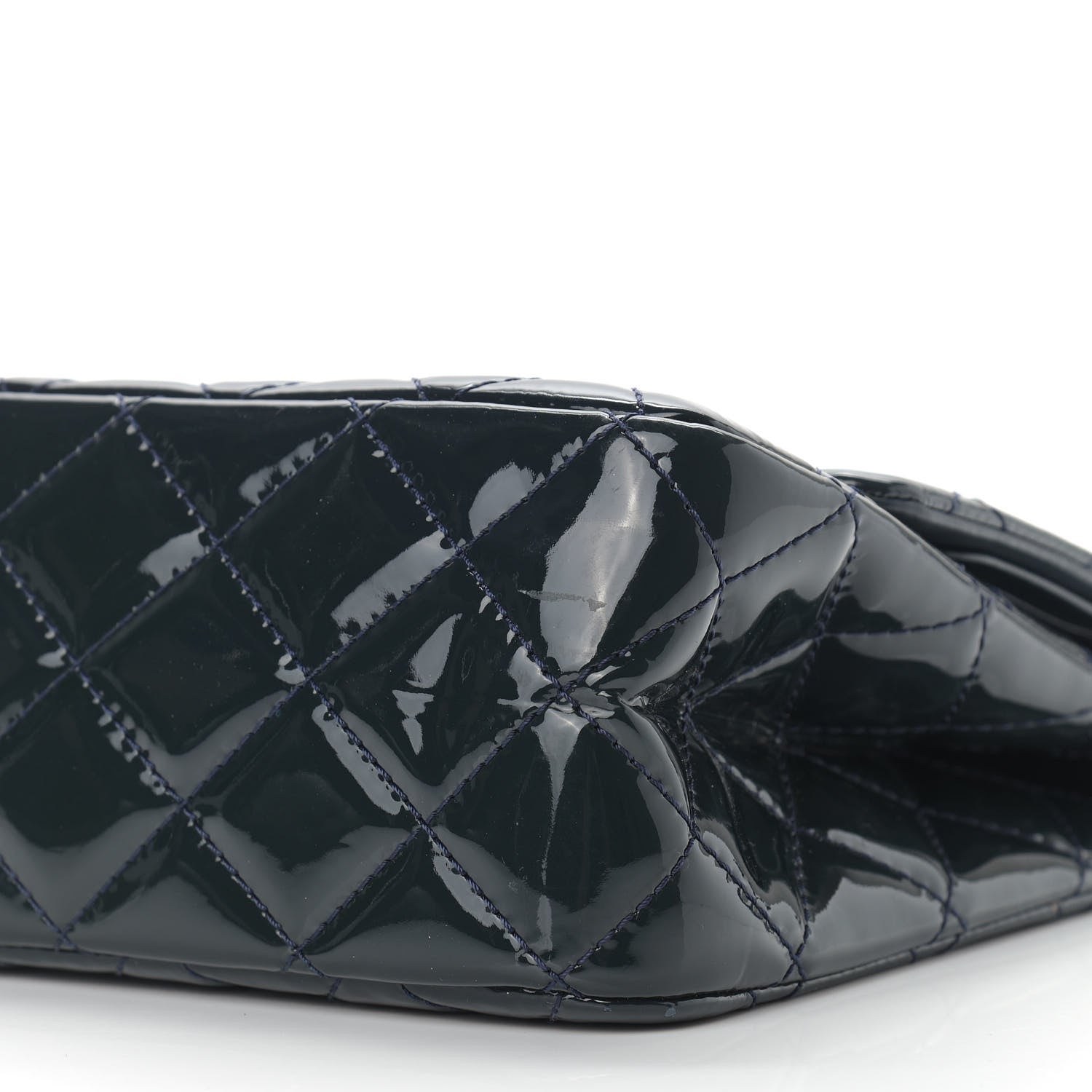 Chanel Patent Quilted 2.55 Reissue 227 Flap Dark Blue 12 of 16