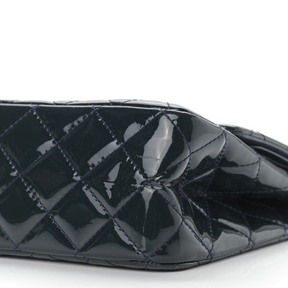 Chanel Patent Quilted 2.55 Reissue 227 Flap Dark Blue 12 of 16