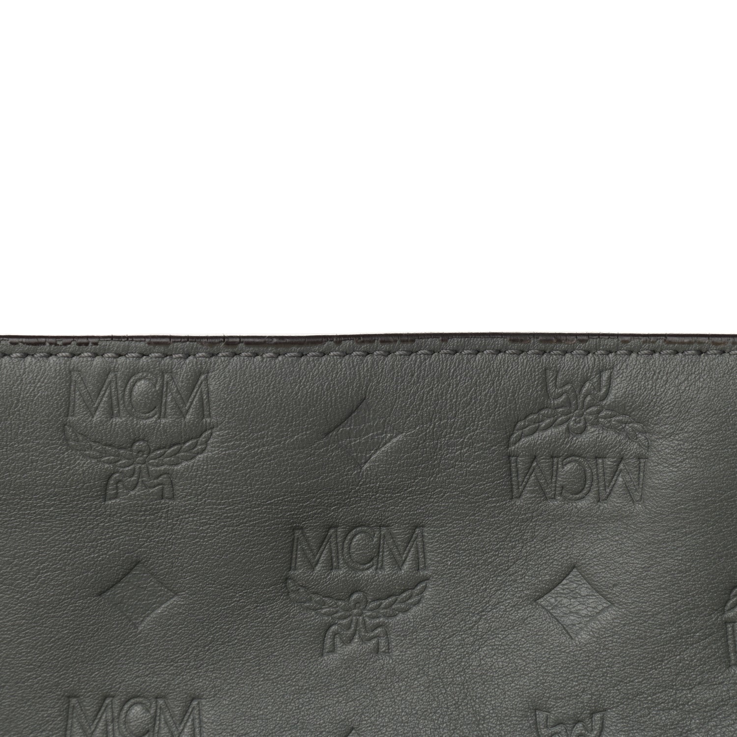 MCM Calfskin Ottomar Monogram Large Klara Hobo Grey 15 of 17