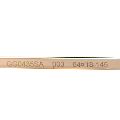 Gucci Acetate Oversize Square Frame GG0435S Sunglasses Havana 5 of 6