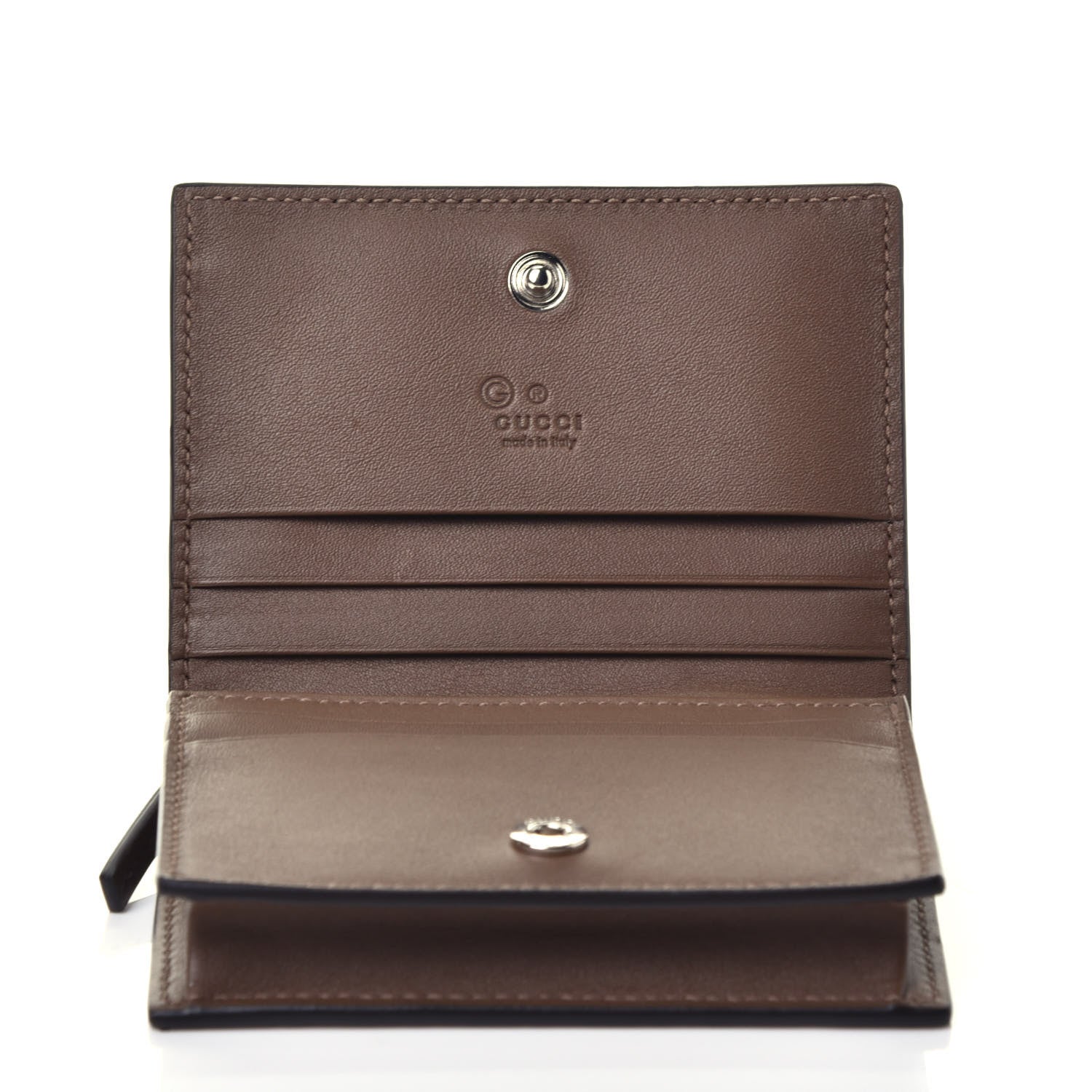 Gucci Microguccissima Card Case Wallet Acero 5 of 8