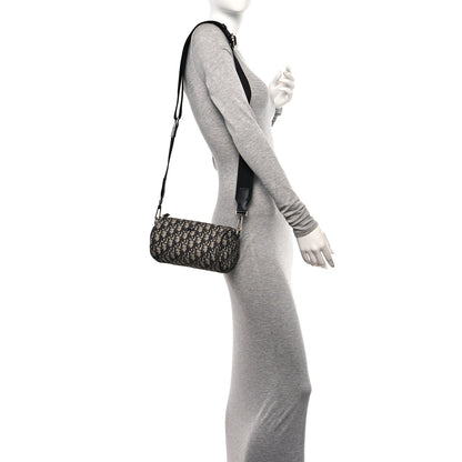 Christian Dior Oblique Roller Messenger Bag Blue 2 of 9
