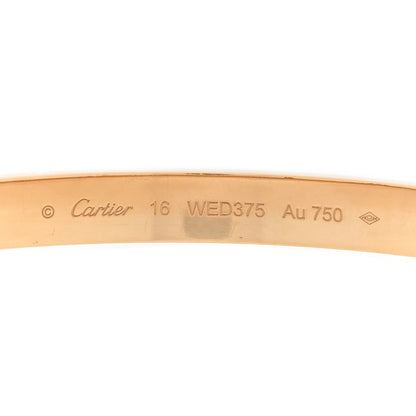 Cartier 18K Yellow Gold LOVE Bracelet 16 3 of 8