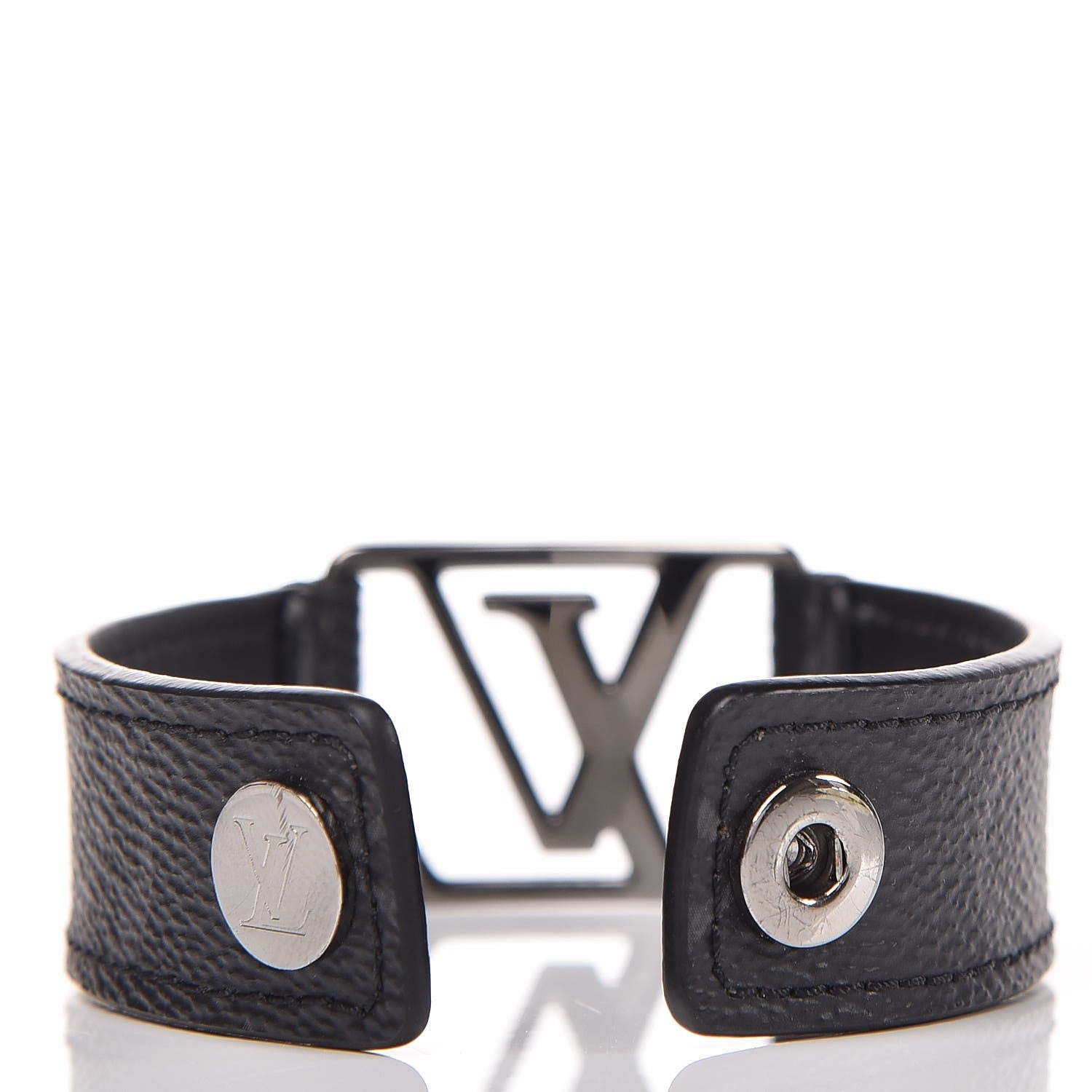 Louis Vuitton Monogram Eclipse Hockenheim Bracelet 21 4 of 6