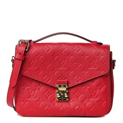 Louis Vuitton Empreinte Pochette Metis Scarlet 1 of 5