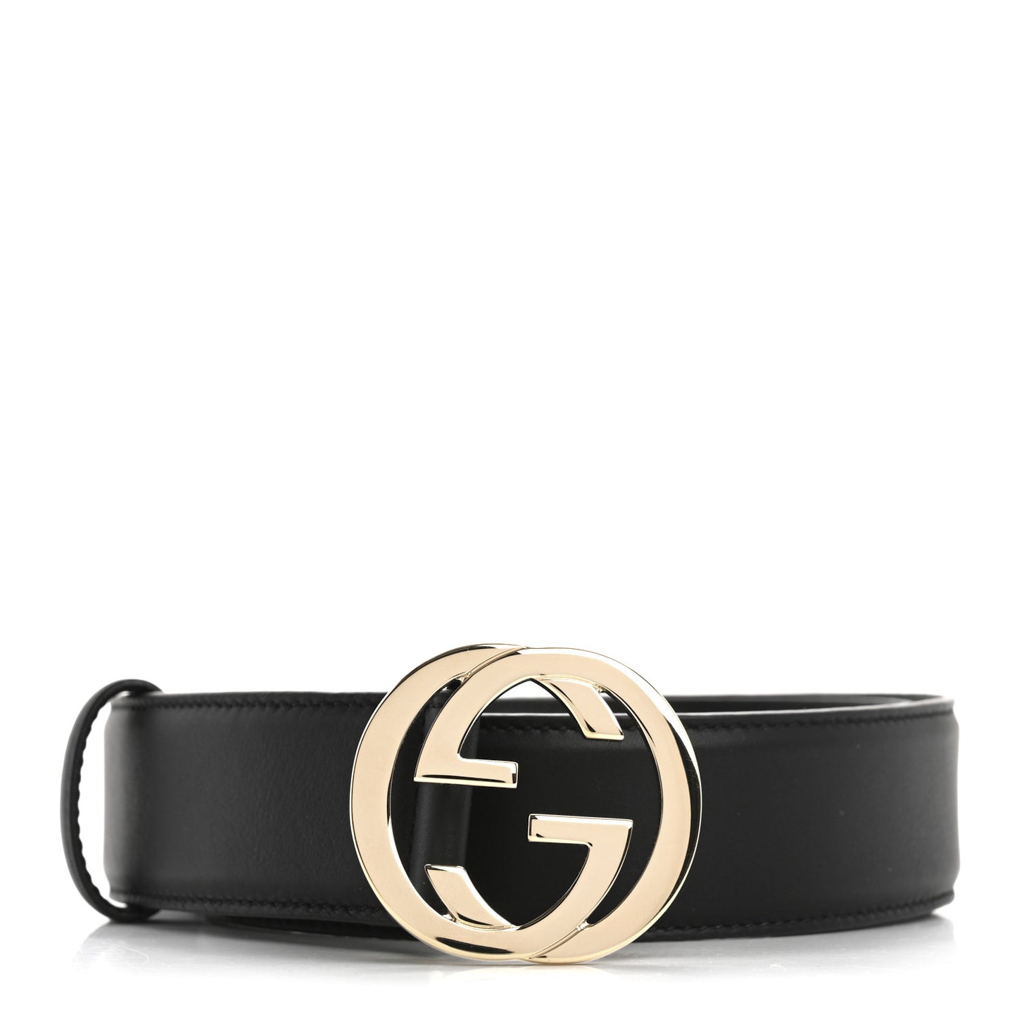 Calfskin Interlocking G Belt 75 30 Black