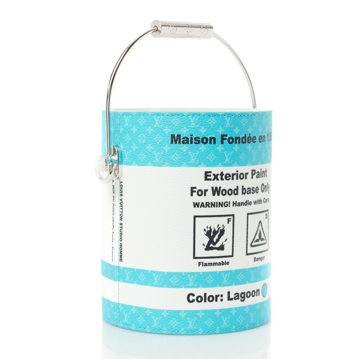 Louis Vuitton Monogram LV Paint Can Turquoise 2 of 10