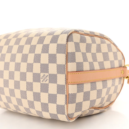 Louis Vuitton Damier Azur Speedy Bandouliere 25 10 of 10