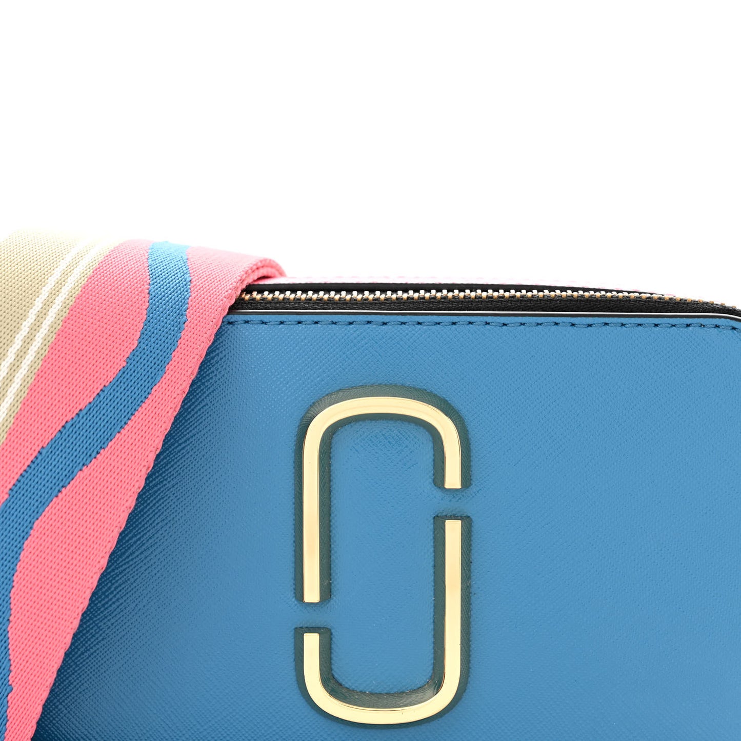 Saffiano Large The Sure Shot Camera Bag Blue Multicolor