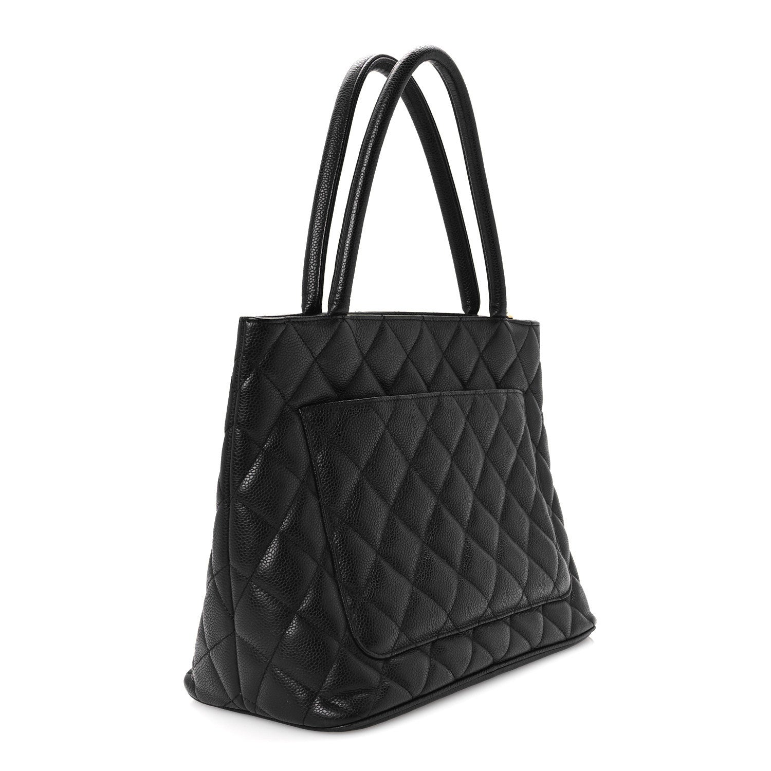 Chanel Caviar Quilted Medallion Tote Black 3 of 10