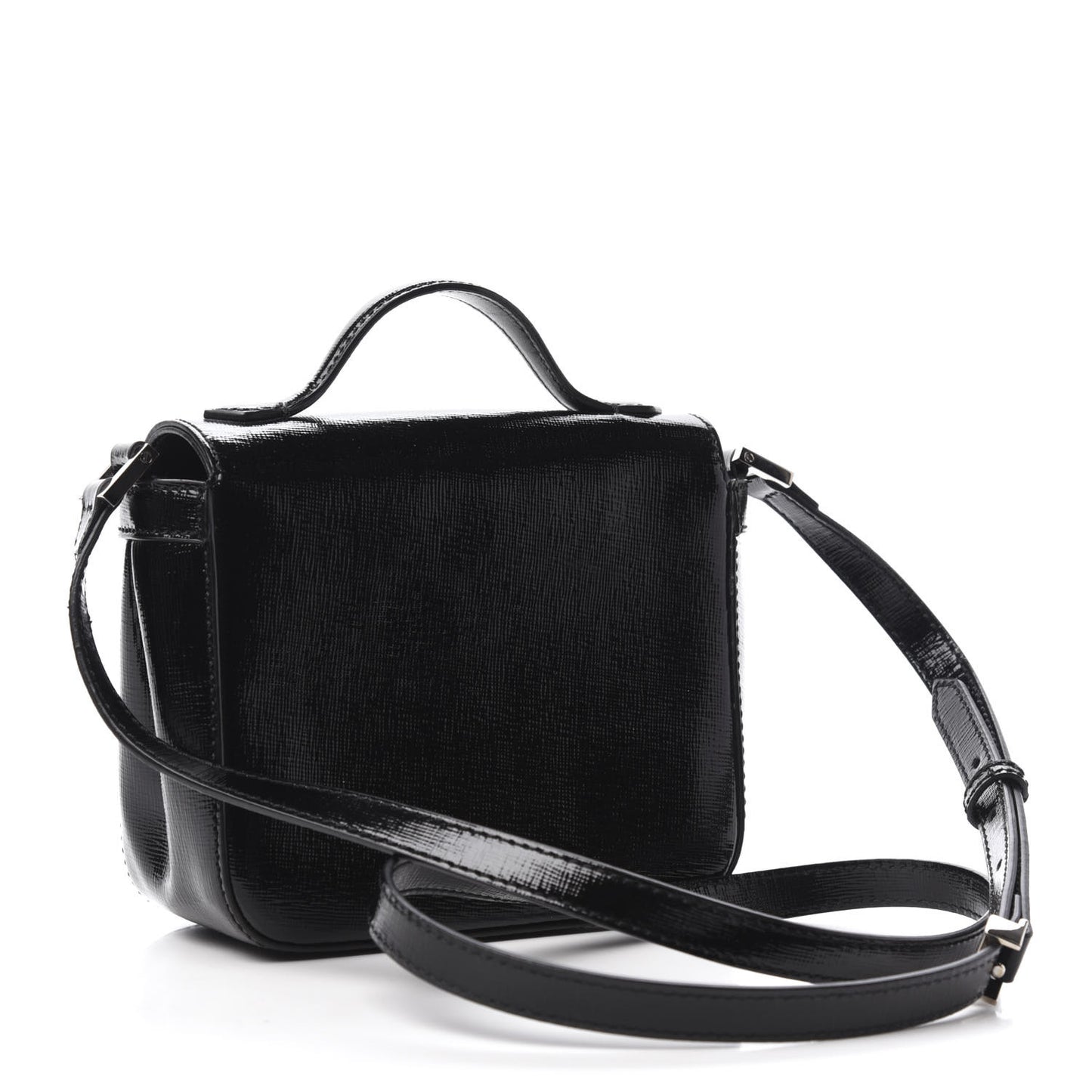 Patent Mini Borsa Black