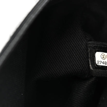 Chanel Caviar Diamond Stitched Small Top Handle Flap Black 7 of 10