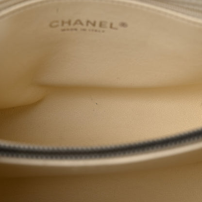 Chanel Caviar Lizard Quilted Small Coco Handle Flap Ivory 16 of 24