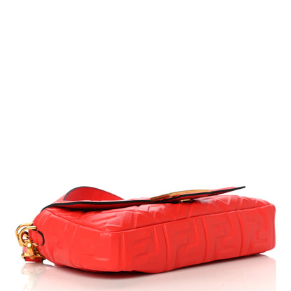 Fendi Nappa FF 1974 Embossed Baguette Tulipano 4 of 9