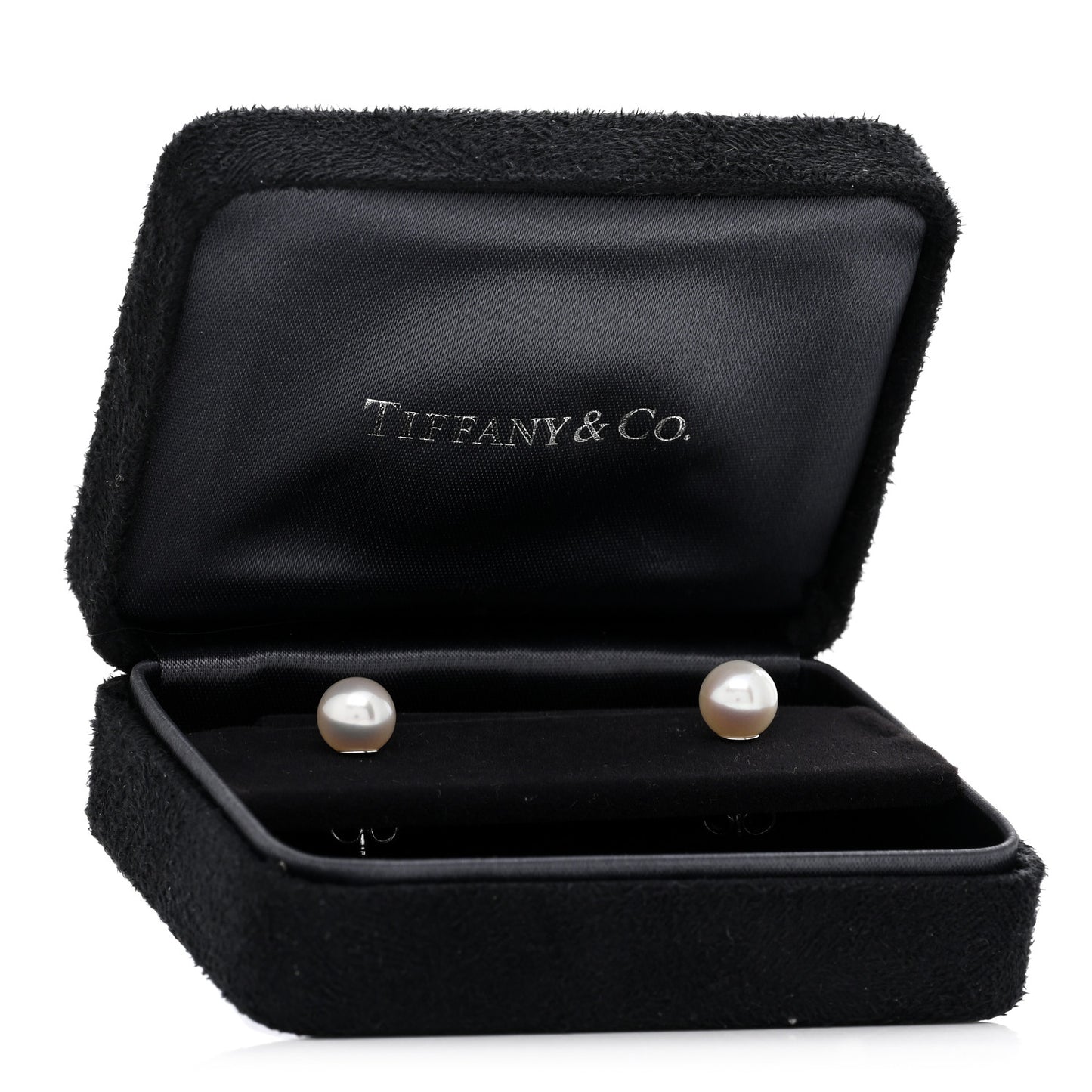 18K White Gold 7-7.5mm Pearl Stud Earrings