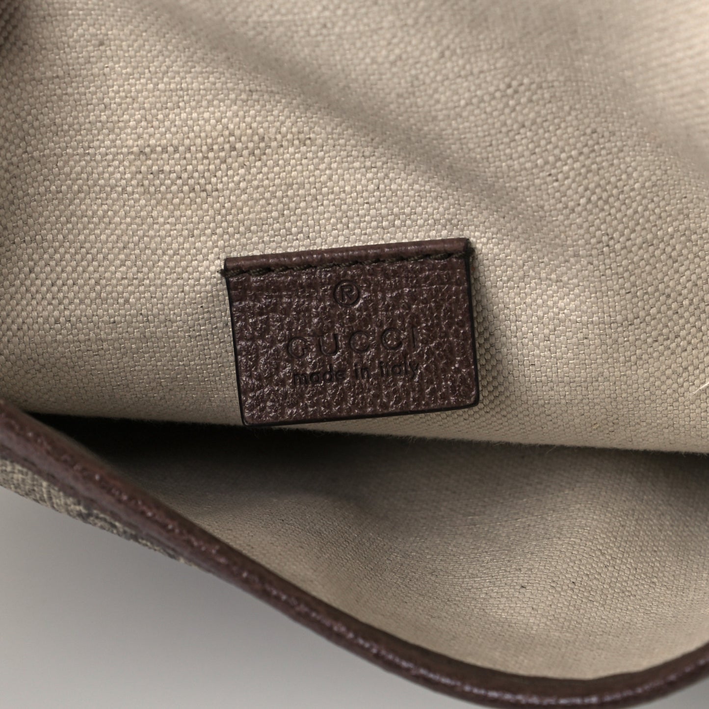 GG Supreme Monogram Web Medium Neo Vintage Flap Messenger Bag Beige New Acero
