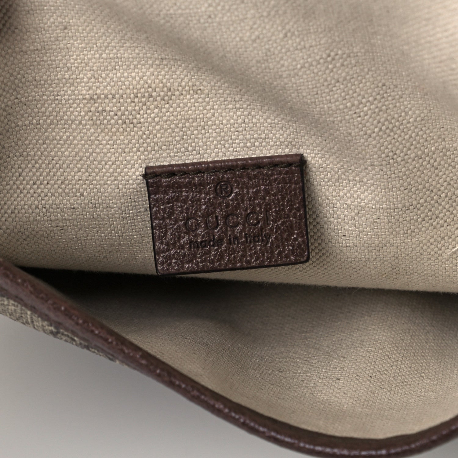 Gucci GG Supreme Monogram Web Medium Neo Vintage Flap Messenger Bag Beige New Acero 6 of 11