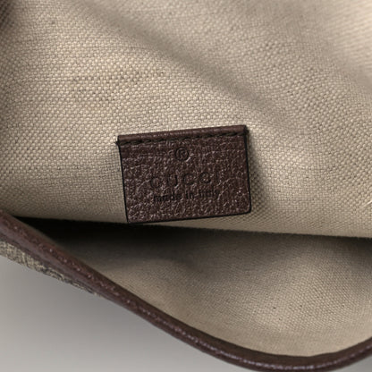 Gucci GG Supreme Monogram Web Medium Neo Vintage Flap Messenger Bag Beige New Acero 6 of 11