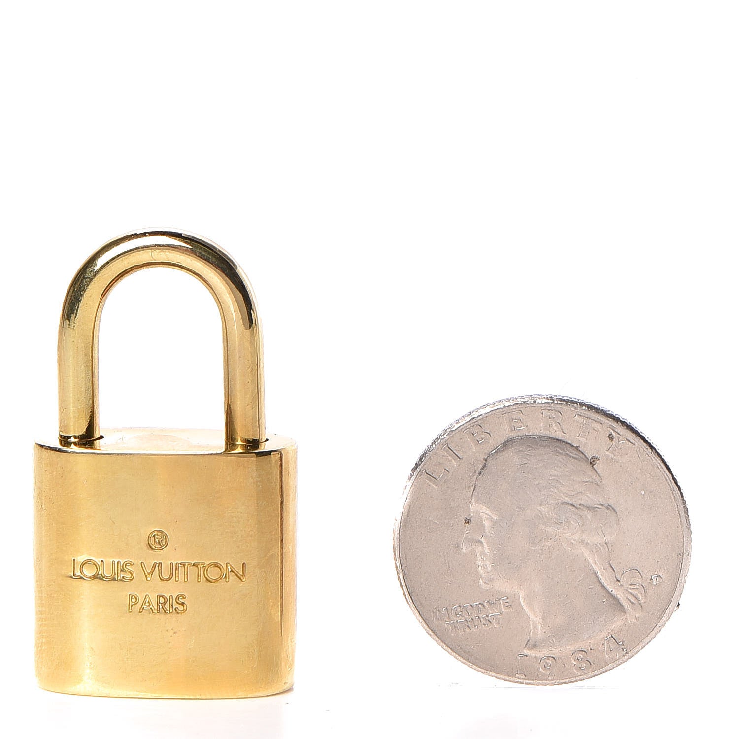 Louis Vuitton Brass Lock and Key Set #311 2 of 6