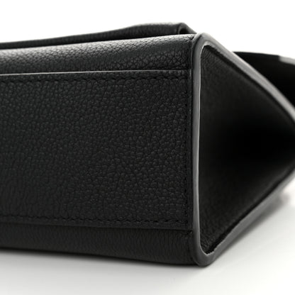 Louis Vuitton Soft Calfskin Mylockme Chain Bag BB Black 9 of 16