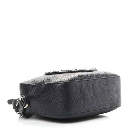 Gucci Pebbled Calfskin Studded Small Soho Disco Bag Black 4 of 14